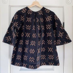 Ace & Jig Reversible Beatrice Top in Black Sampler